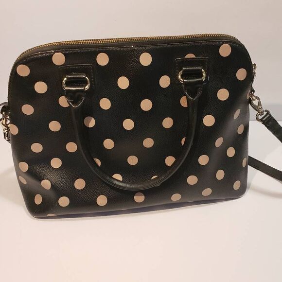 Kate Spade Black Polka Dot Purse - Picture 3 of 15
